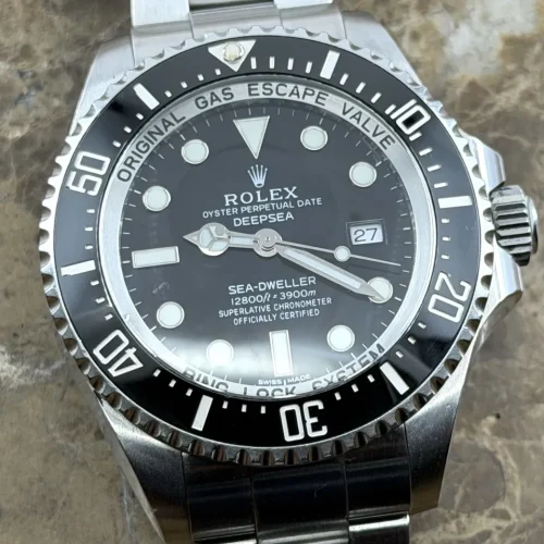 Rolex DeepSea Sea-Dweller Ceramic with Black Dial 44mm Box Papers 116660
