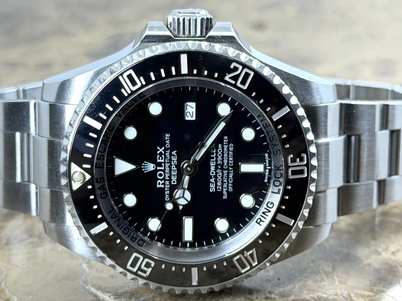 Rolex DeepSea Sea-Dweller Ceramic with Black Dial 44mm Box Papers 116660