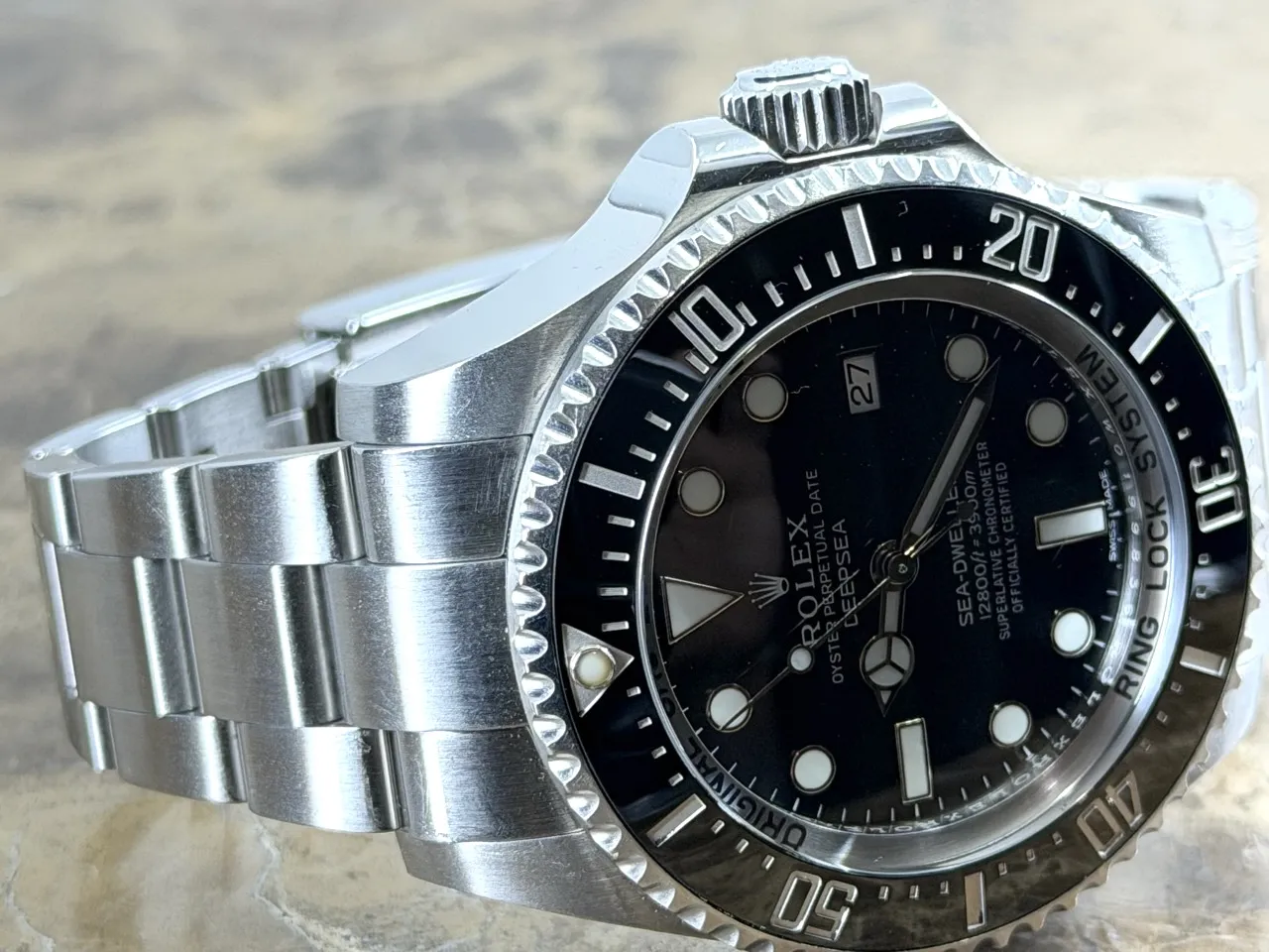 Rolex DeepSea Sea-Dweller Ceramic with Black Dial 44mm Box Papers 116660