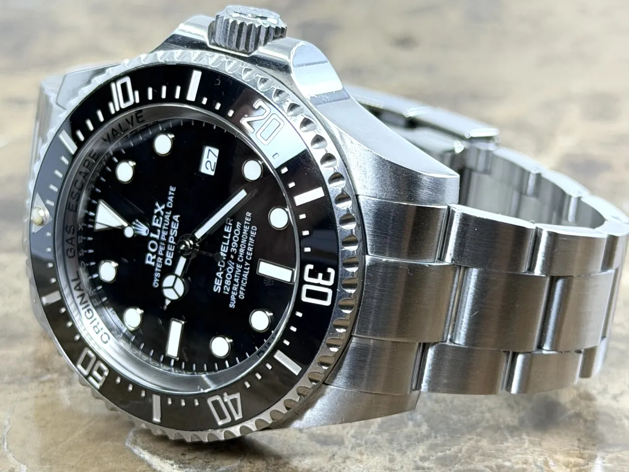 Rolex DeepSea Sea-Dweller Ceramic with Black Dial 44mm Box Papers 116660