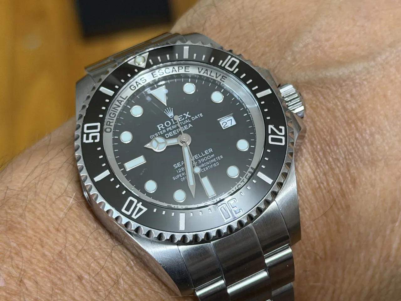 Rolex DeepSea Sea-Dweller Ceramic with Black Dial 44mm Box Papers 116660