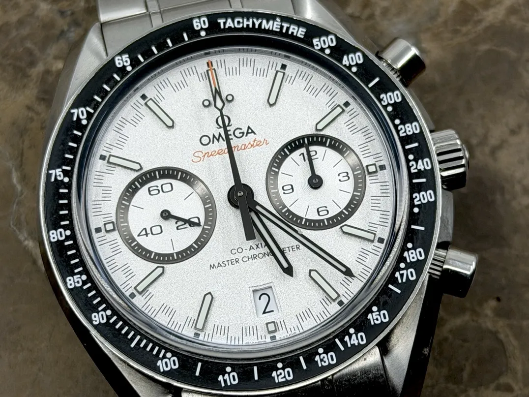 OMEGA Speedmaster RACING CHRONOGRAPH White / Black 44.25mm Automatic Box Booklet 329.30.44.51.04.001