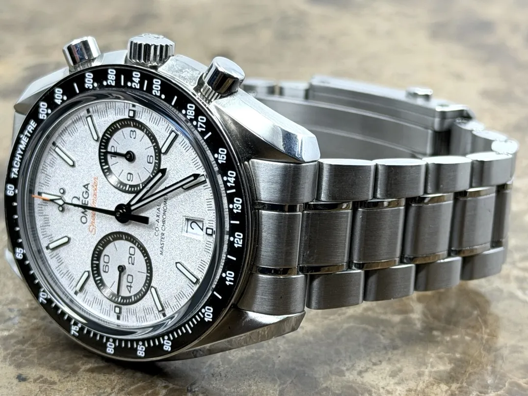 OMEGA Speedmaster RACING CHRONOGRAPH White / Black 44.25mm Automatic Box Booklet 329.30.44.51.04.001