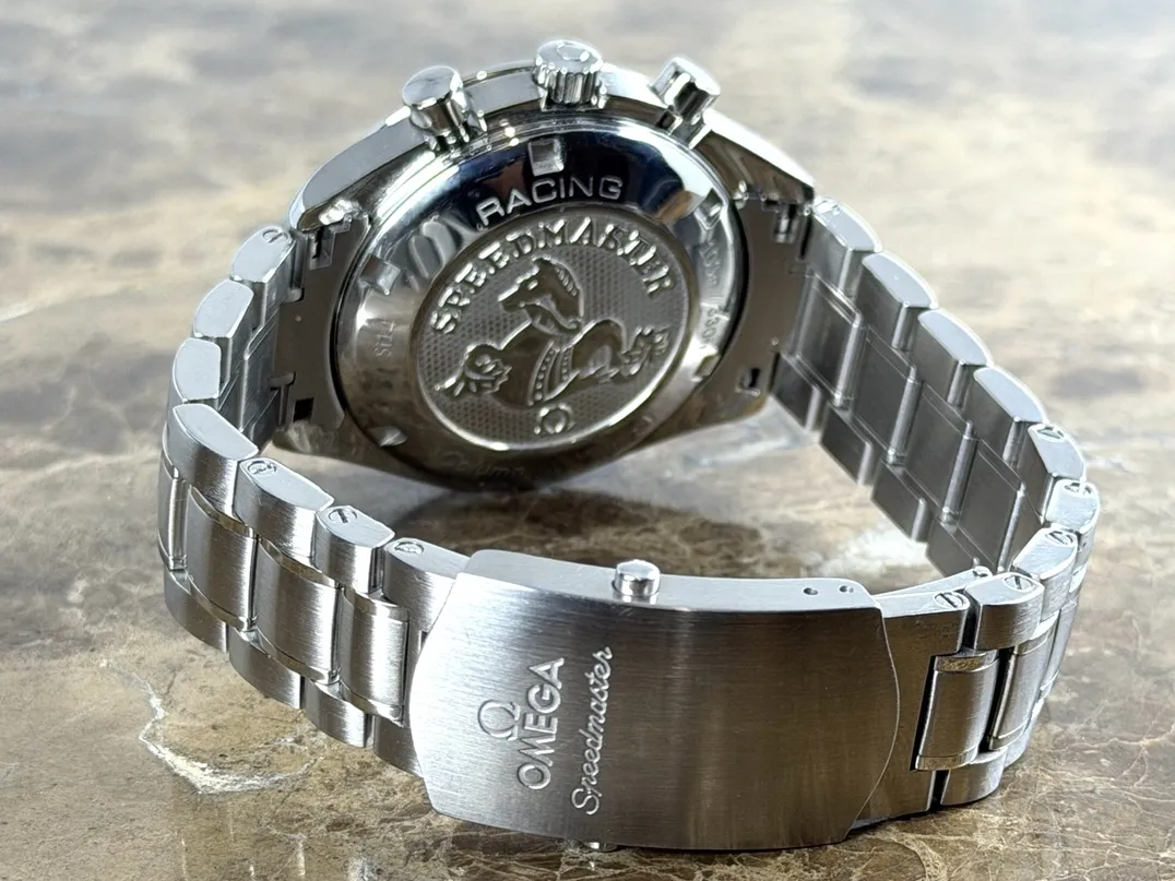 OMEGA Speedmaster RACING CHRONOGRAPH Reverse Panda Dial 40mm Automatic with Box Papers 326.30.40.50.01.002