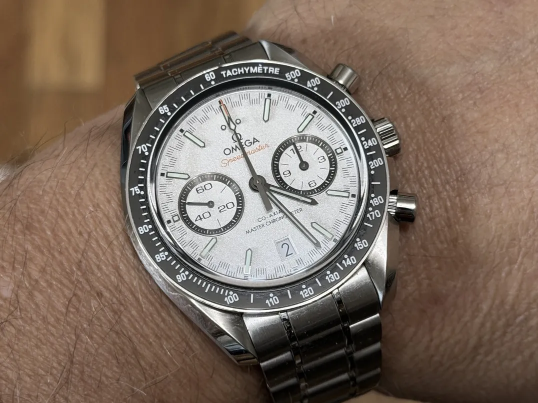 OMEGA Speedmaster RACING CHRONOGRAPH White / Black 44.25mm Automatic Box Booklet 329.30.44.51.04.001